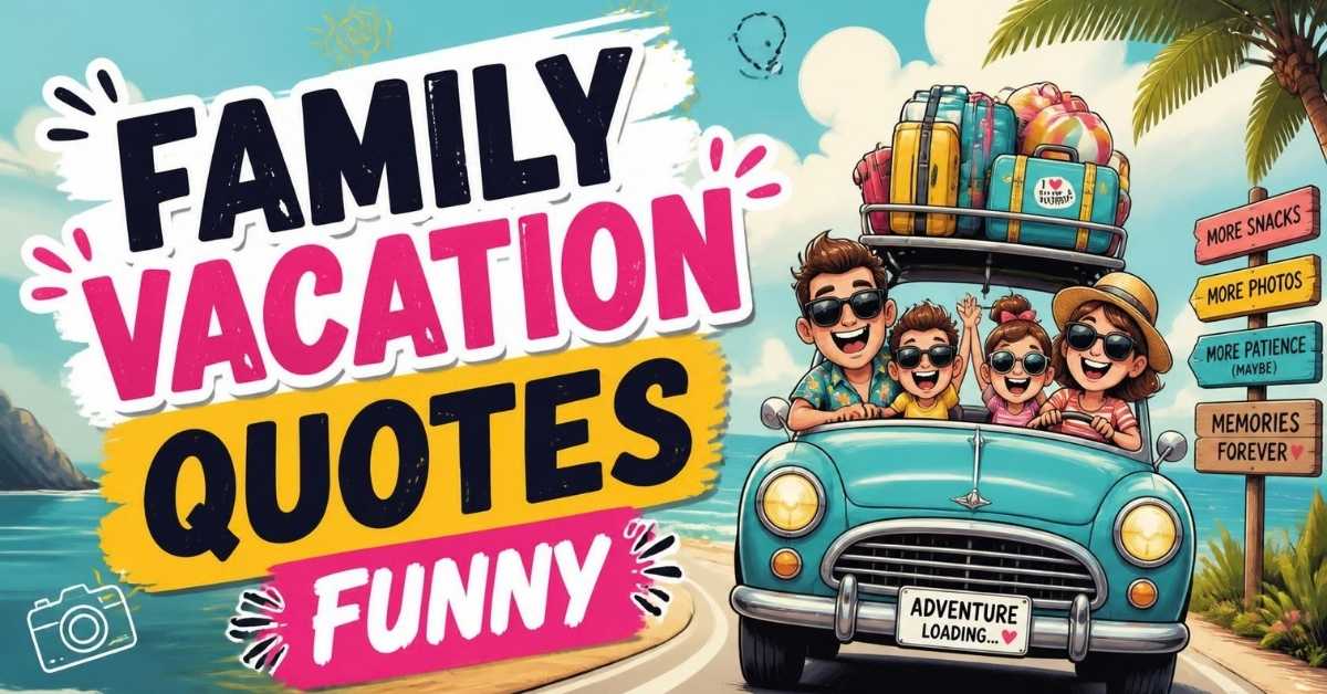 Family vacation quotes funny
