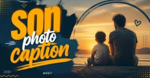 son photo caption