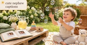 cute nephew captions